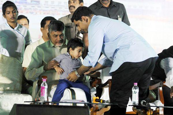 Chandrababu Naidu Grandson Devansh In Kuchipudi Dance Photos