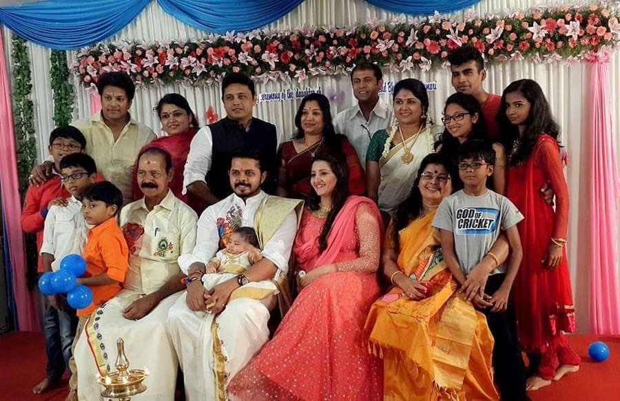 Indian Cricketer Sreesanth Blessed with a baby boy Photos