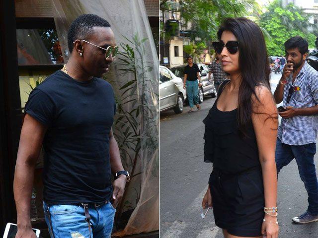 SHRIYA SARAN was caught red handed with DWAYNE BRAVO