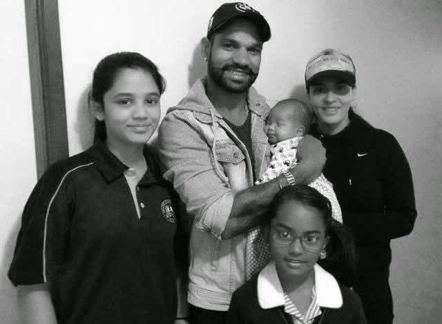 Shikhar Dhawan & Family Personal Real Life Photos