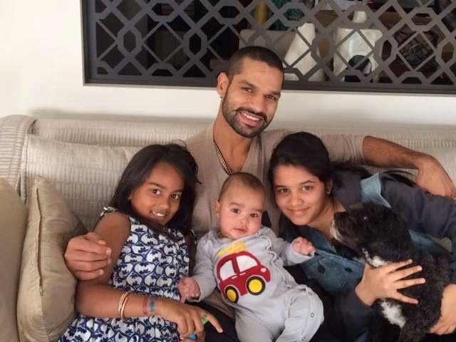 Shikhar Dhawan & Family Personal Real Life Photos