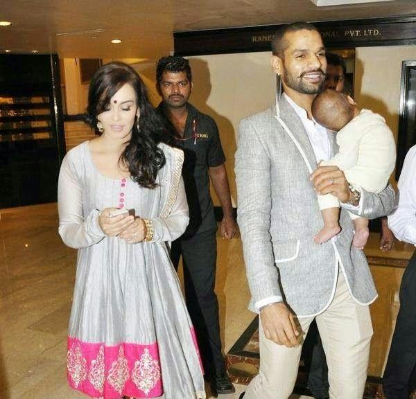 Shikhar Dhawan & Family Personal Real Life Photos