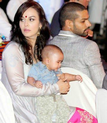 Shikhar Dhawan & Family Personal Real Life Photos