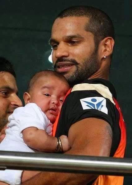 Shikhar Dhawan & Family Personal Real Life Photos