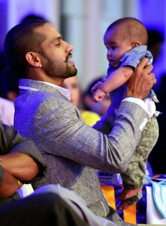 Shikhar Dhawan & Family Personal Real Life Photos