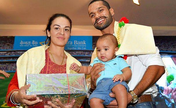 Shikhar Dhawan & Family Personal Real Life Photos