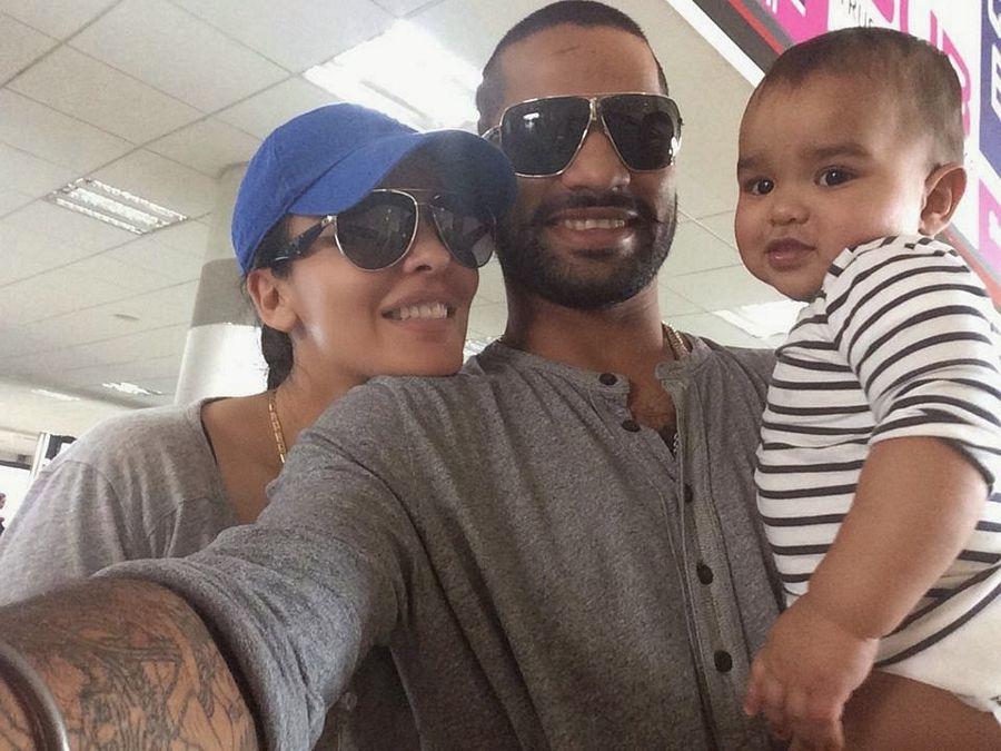 Shikhar Dhawan & Family Personal Real Life Photos