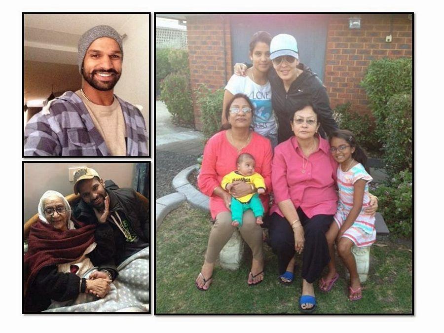 Shikhar Dhawan & Family Personal Real Life Photos