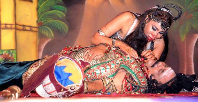 Sofia Hayat played Surpnakha in Ramleela at Red Fort