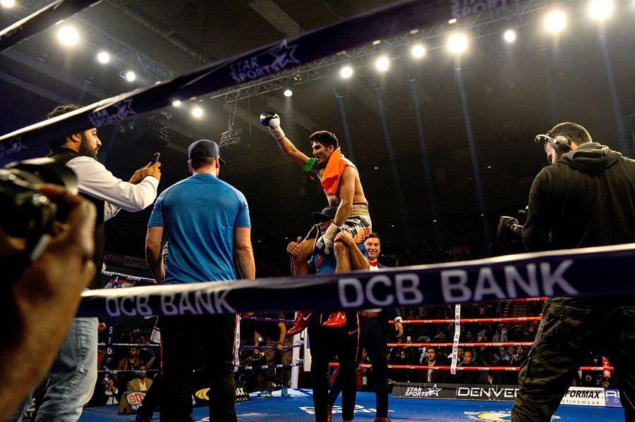 Vijender Singh wins WBO Asia Pacific Title Photos