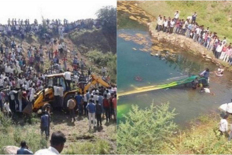 Bus falls into Gorge 17 dead in Madhya Pradesh