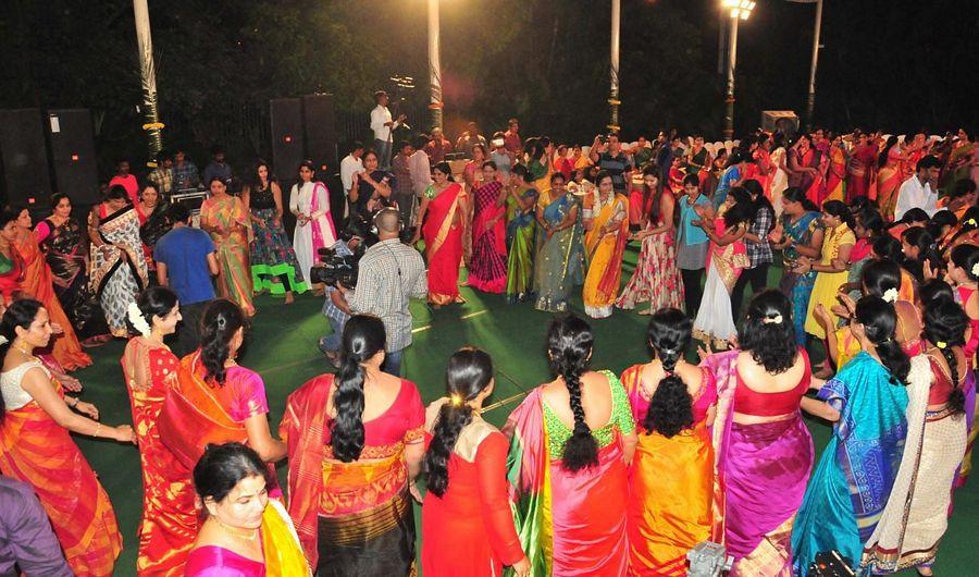 Colorful Bathukamma Celebrations Photos