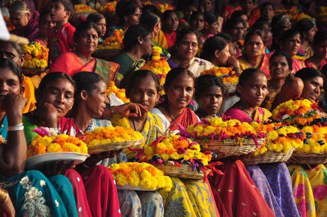 Maha Bathukamma 2016 Celebrations At LB Stadium