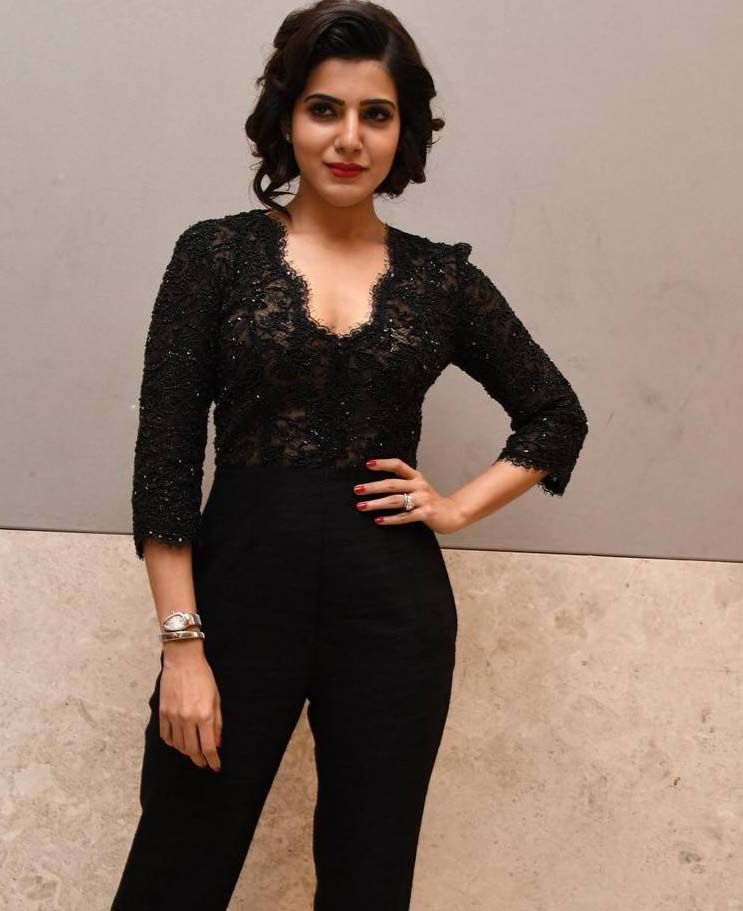 Actress Samantha Hot HD Cleavage Photos