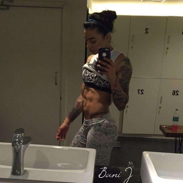 Vj Bani HOT Gym Bodybuilding Workout in public