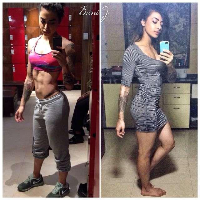 Vj Bani HOT Gym Bodybuilding Workout in public