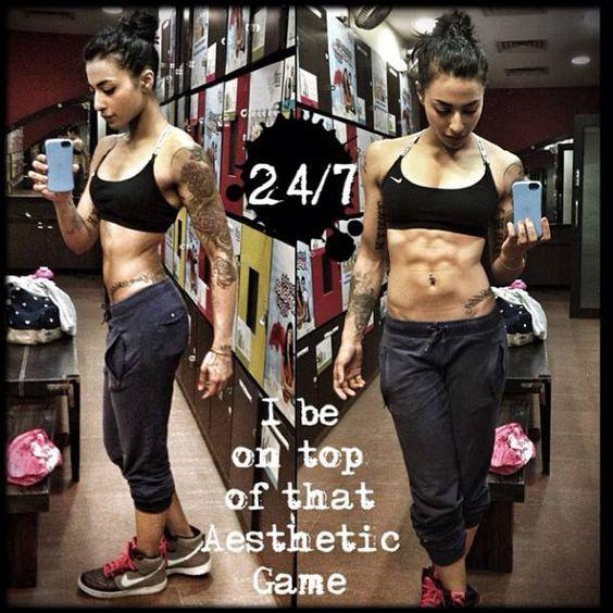 Vj Bani HOT Gym Bodybuilding Workout in public
