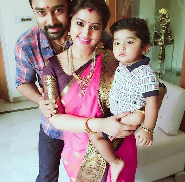 Actress Sneha Diwali Celebrations Photos