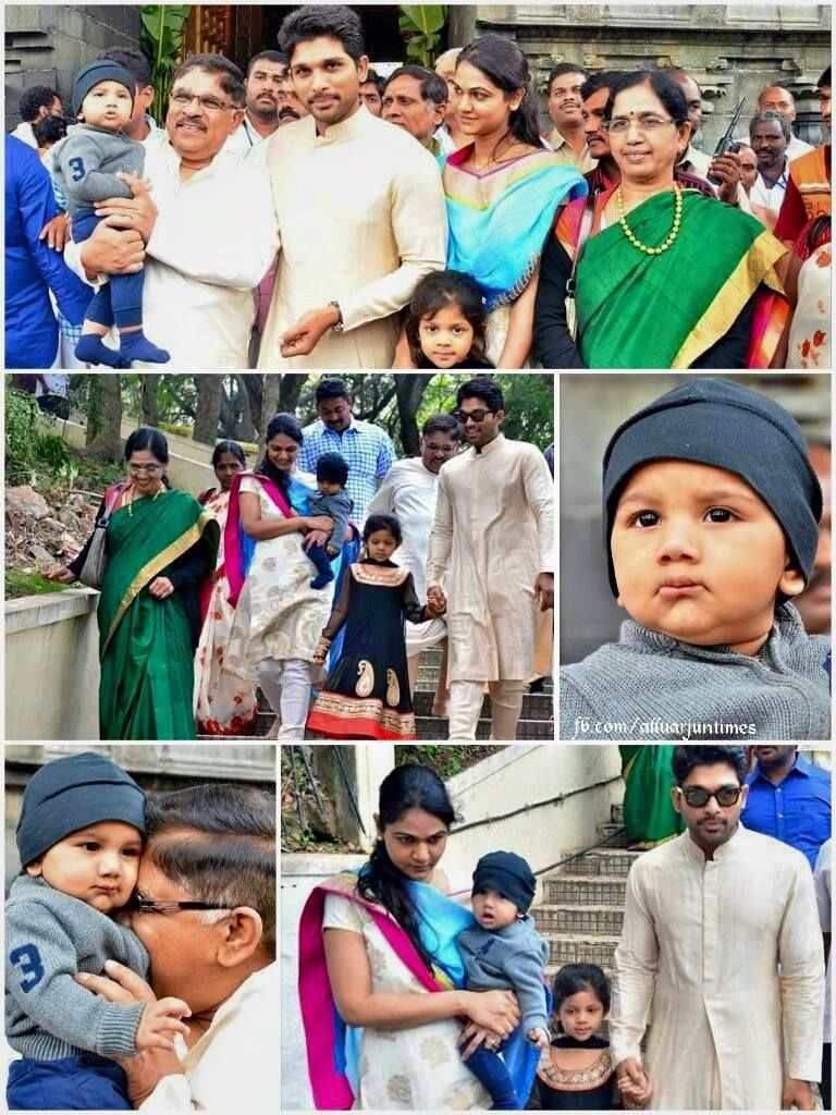 Allu Arjun Son Allu Ayaan Rare Photos