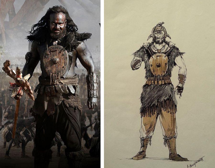 An Imaginary Fans Artworks of Baahubali Movie