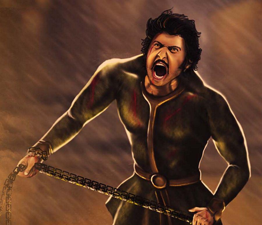 An Imaginary Fans Artworks of Baahubali Movie
