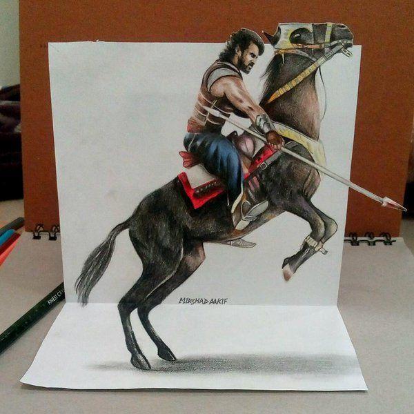 An Imaginary Fans Artworks of Baahubali Movie