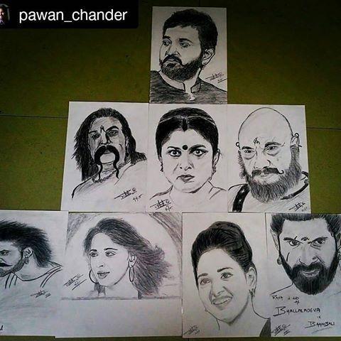 An Imaginary Fans Artworks of Baahubali Movie