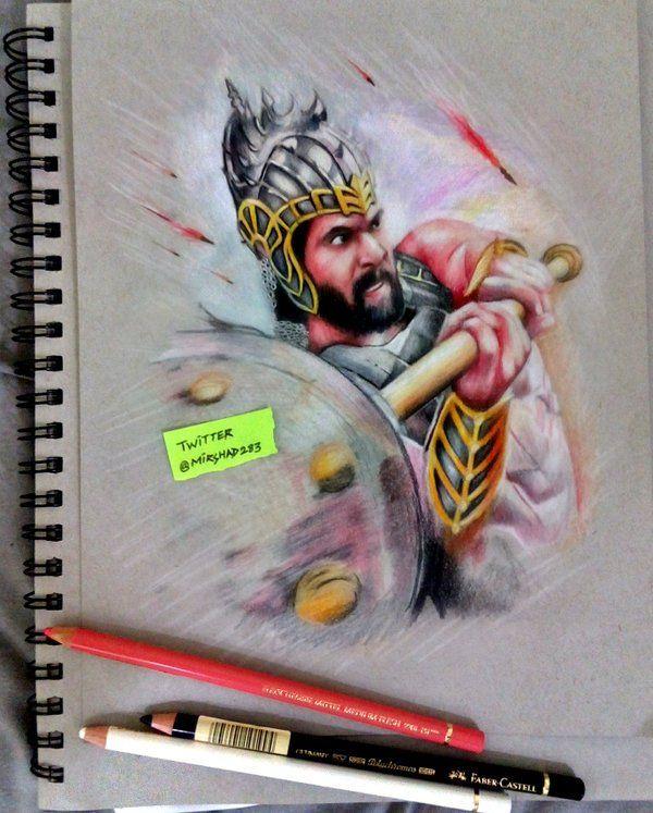 An Imaginary Fans Artworks of Baahubali Movie