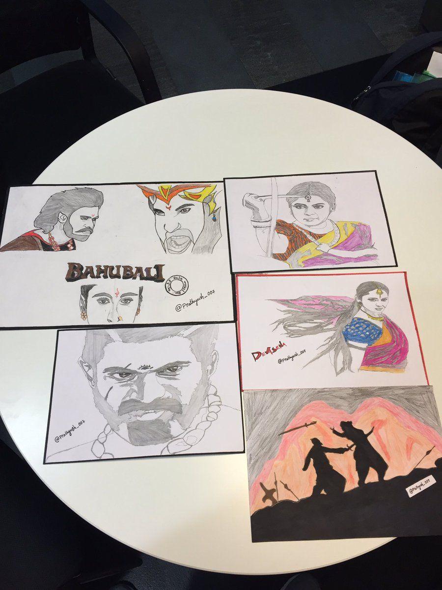 An Imaginary Fans Artworks of Baahubali Movie