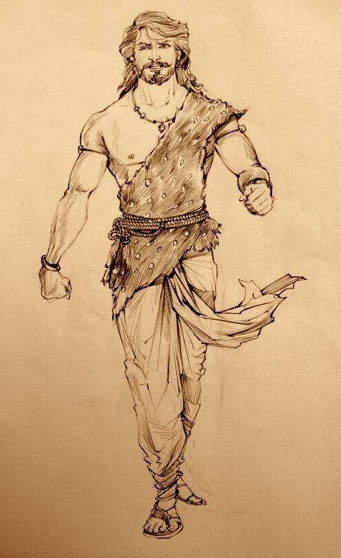 An Imaginary Fans Artworks of Baahubali Movie