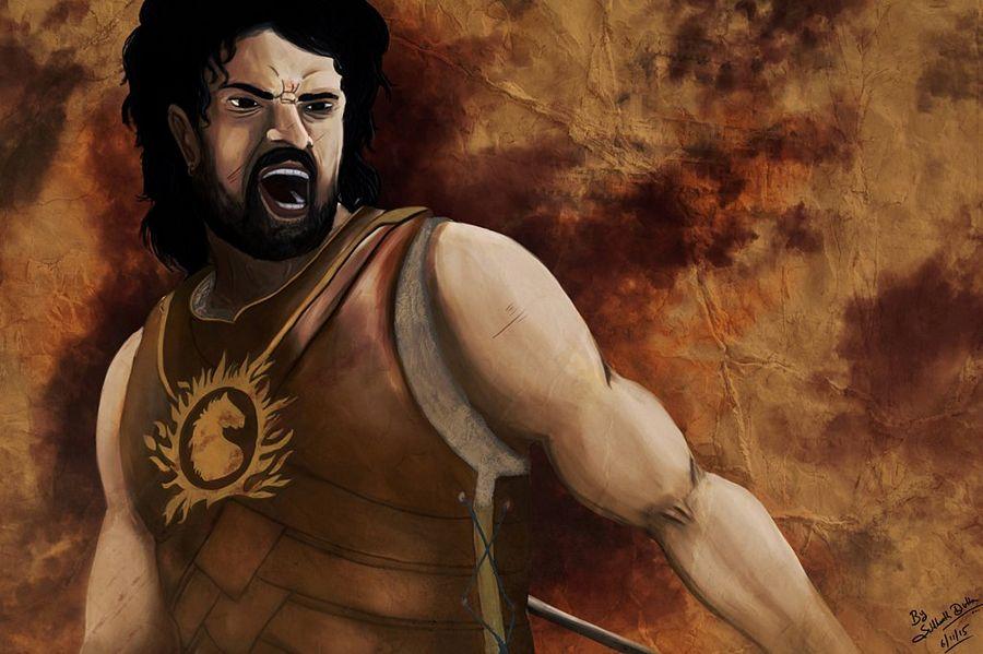 An Imaginary Fans Artworks of Baahubali Movie