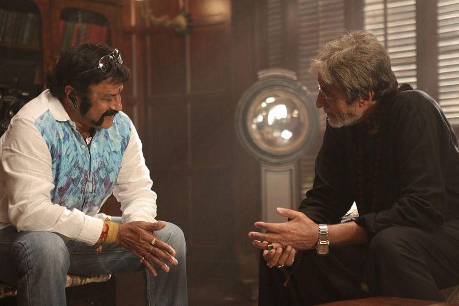 Balakrishna met Amitabh Bachchan on the sets of Sarkar 3