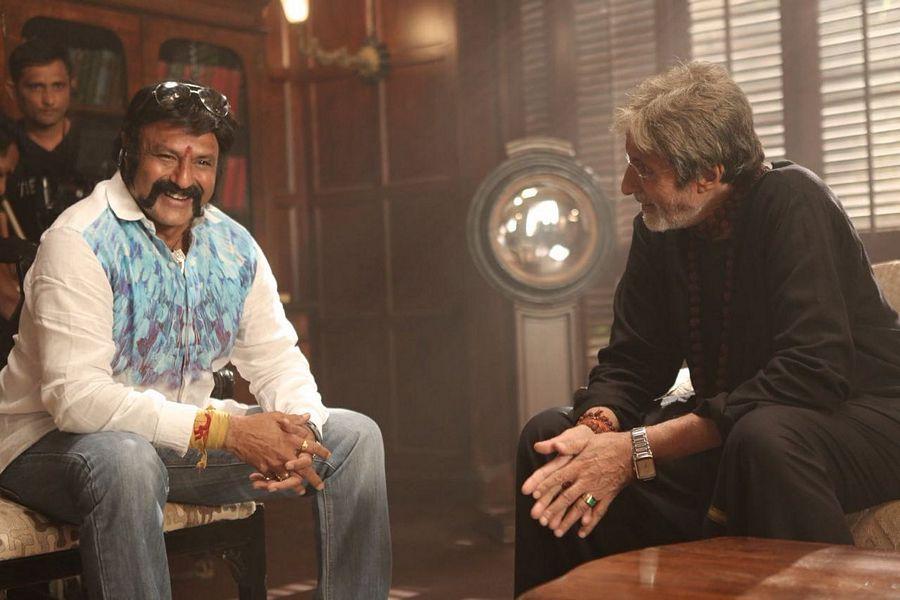 Balakrishna met Amitabh Bachchan on the sets of Sarkar 3