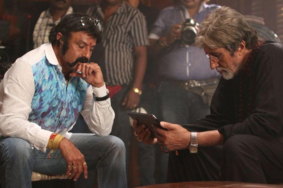 Balakrishna met Amitabh Bachchan on the sets of Sarkar 3