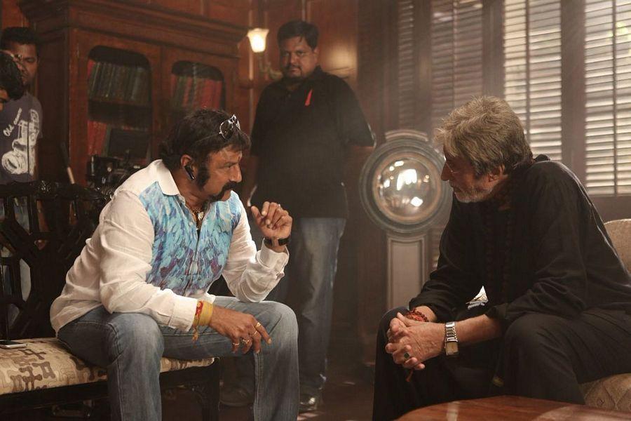 Balakrishna met Amitabh Bachchan on the sets of Sarkar 3