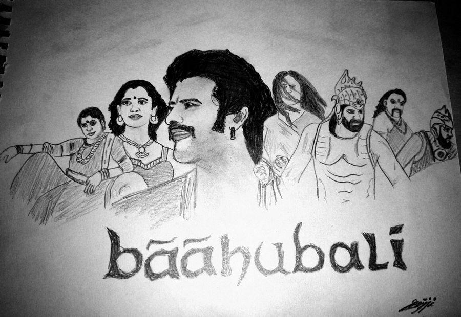Beautiful Imaginary Fans Artworks of Baahubali Movie