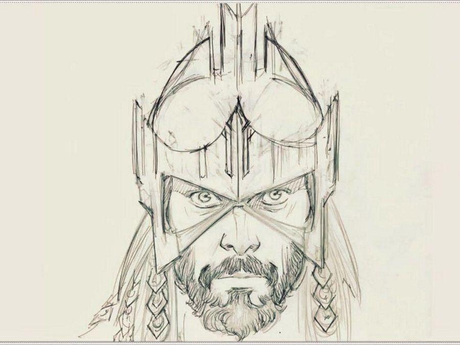 Beautiful Imaginary Fans Artworks of Baahubali Movie