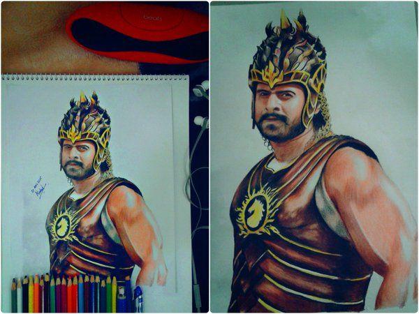 Beautiful Imaginary Fans Artworks of Baahubali Movie