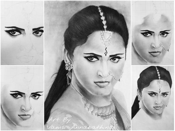 Beautiful Imaginary Fans Artworks of Baahubali Movie