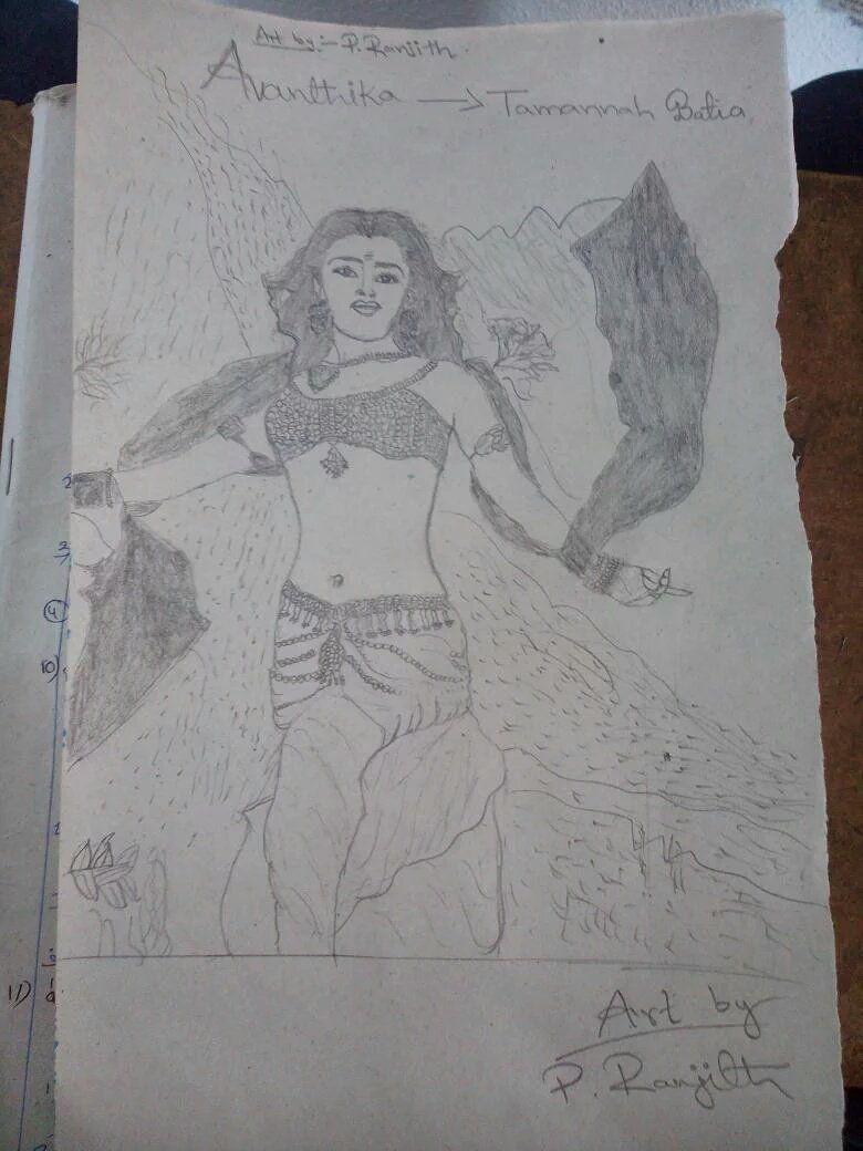 Beautiful Imaginary Fans Artworks of Baahubali Movie