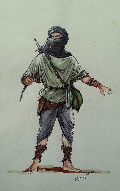 Beautiful Imaginary Fans Artworks of Baahubali Movie