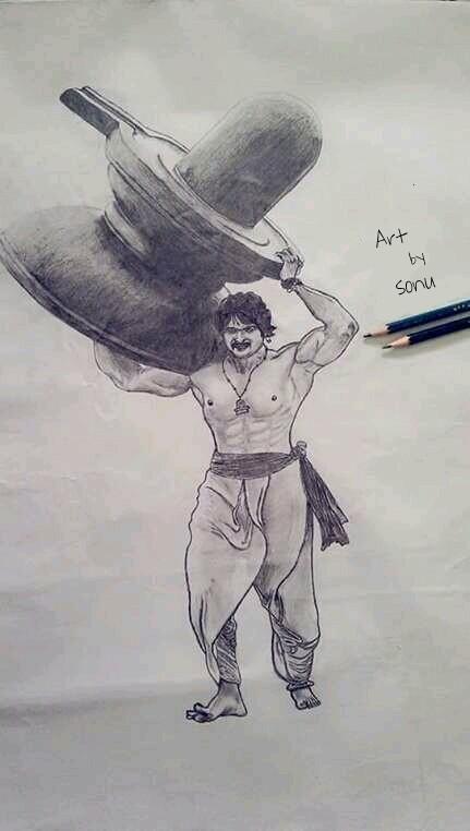 Beautiful Imaginary Fans Artworks of Baahubali Movie