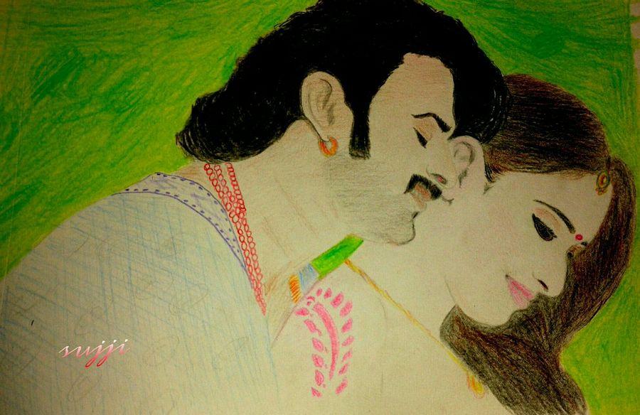 Beautiful Imaginary Fans Artworks of Baahubali Movie