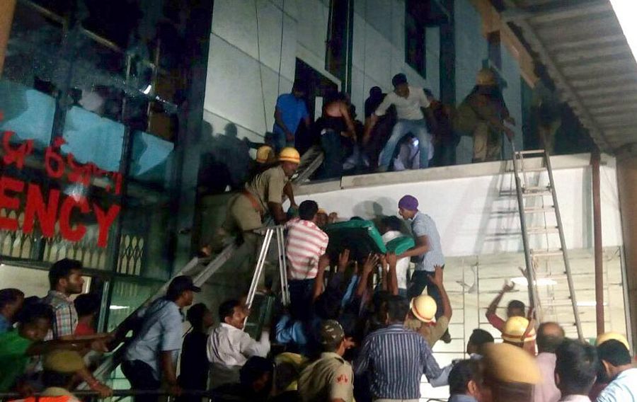 Bhubaneswar Hospital Fire Exclusive Photos