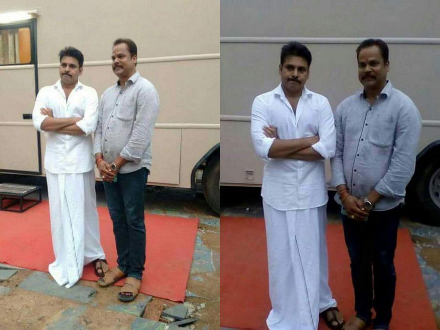 Exclusive Leaked Photos of Katamarayudu Movie on the Sets Locations