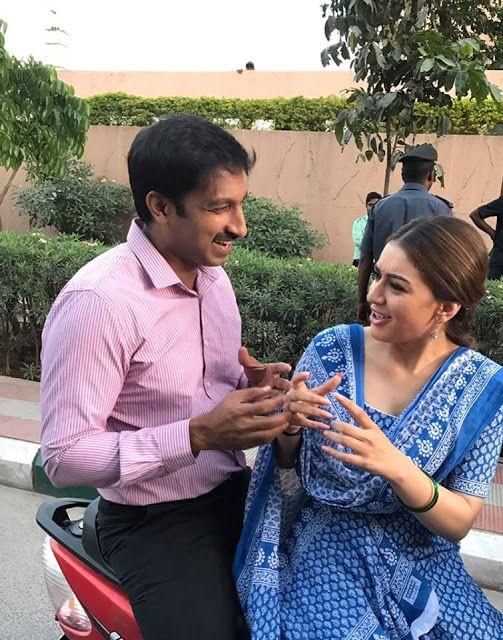 Gopichand & Hansika New Movie Working Stills Leaked