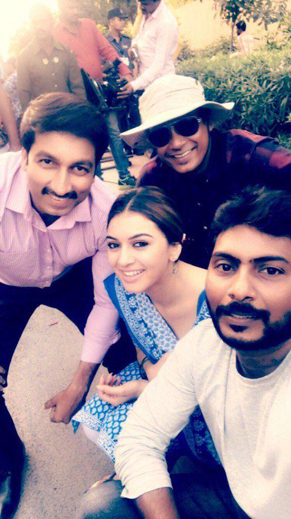 Gopichand & Hansika New Movie Working Stills Leaked