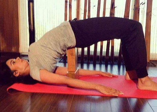 Indian Celebs Performing Yoga Photos