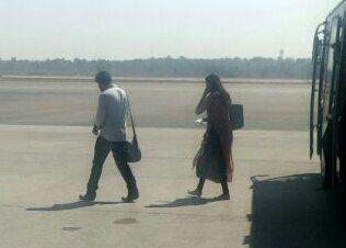 Jr NTR reached at Rajahmundry Airport Photos