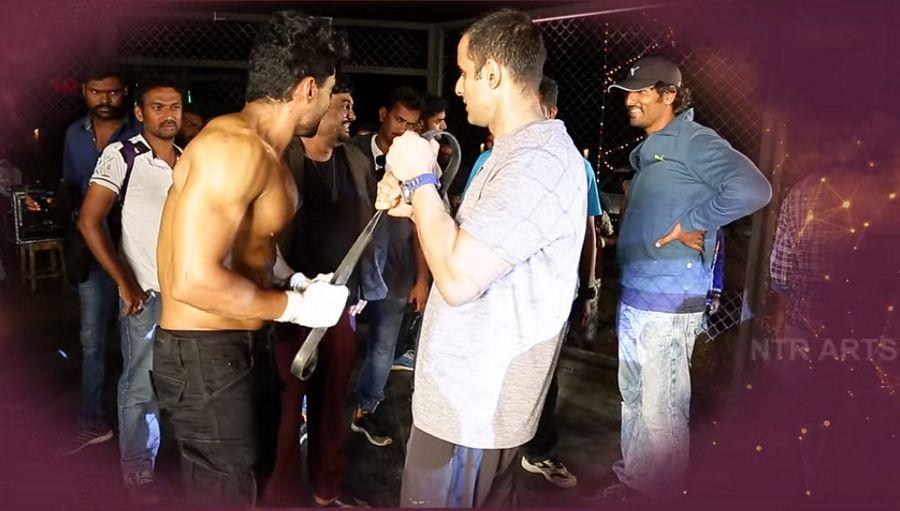 Kalyan Ram Six Pack Workout in GYM Photos